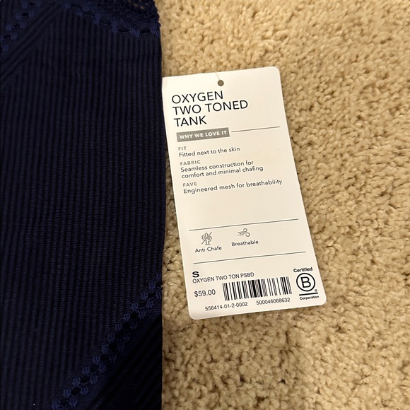 NWT- Athleta 2 Toned Tank Top - Picture 3 of 5